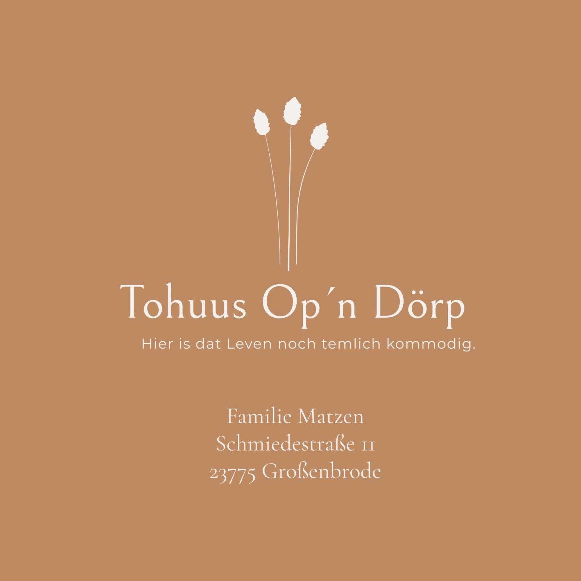 Tohuus Op'N Doerp Grossenbrode Exterior foto